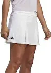 Adidas Women's Club Pleated Tennis Skirt, White / M