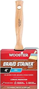 Wooster Brush F5116-4 Stainer Stain Brush, 4-Inch