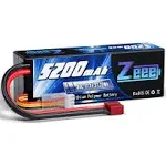 Zeee 3S Lipo Battery 5200mAh 11.1V 80C RC Battery Hard Case with Deans Connector for RC Car Boat Truck Helicopter Airplane Racing Models