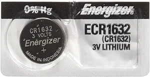 Energizer-Eveready 04096 - 3 Volt Lithium Button Cell Watch Battery (ECR1632BP (CR1632))