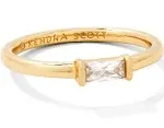 Kendra Scott Juliette Band Ring in White Crystal