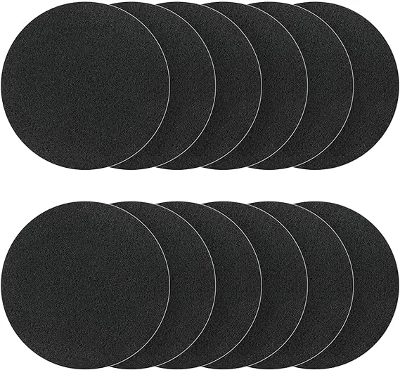 Compost Bin Filter, 6.7 inch Charcoal Filters for Kitchen Compost Bucket Home Countertop Compost Pail Relpacement Filter, 12-Pack