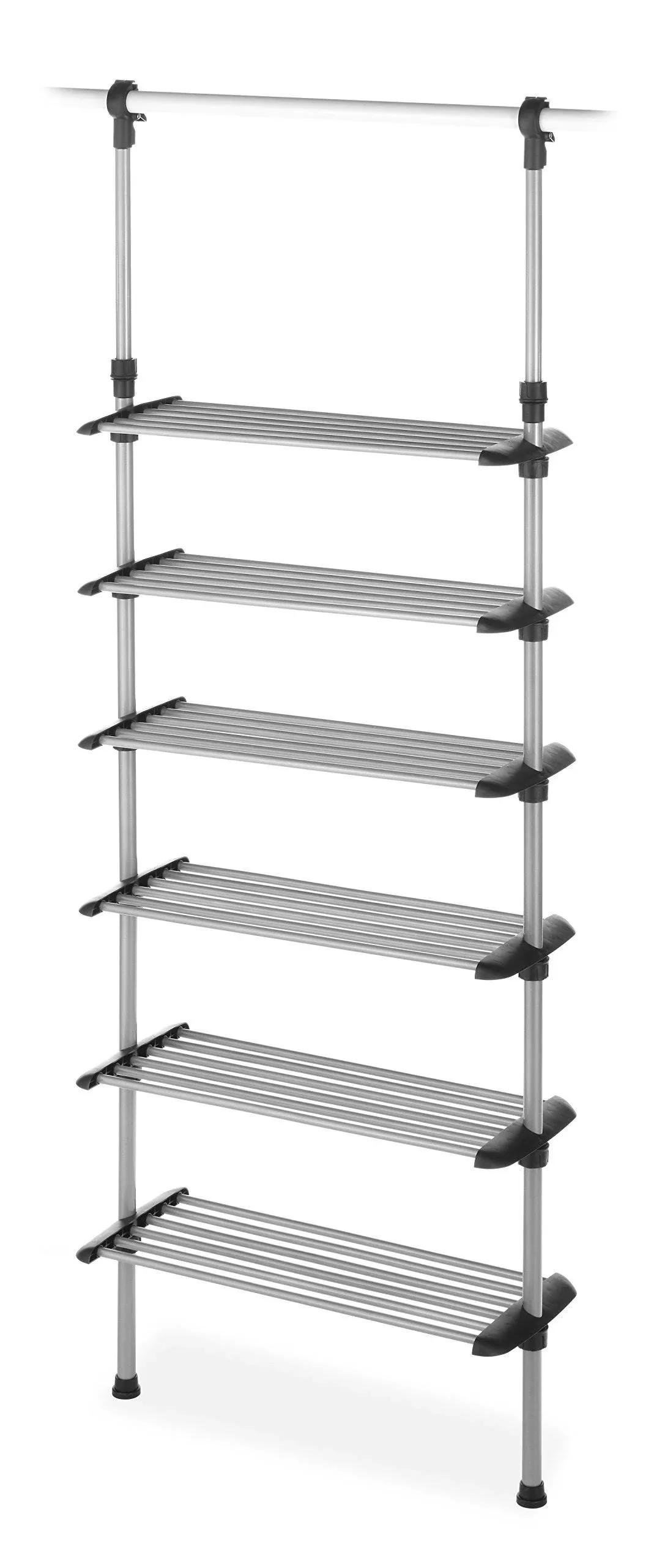 Whitmor 6 Shelf Closet System - Adjustable Closet Maximizer