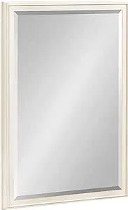 Kate and Laurel Oakhurst Rectangle Wall Mirror - 18x24 - White