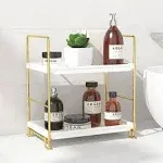 FSyueyun 2-Tier Bathroom Counter Organizer: Premium Plastics Makeup Skincare