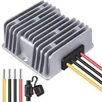 Golf Cart 48V to 12V Converter DC Buck Voltage Regulator Reducer Transformer with Fuse IP68 for Golf Cart Club Car (120W 10A)