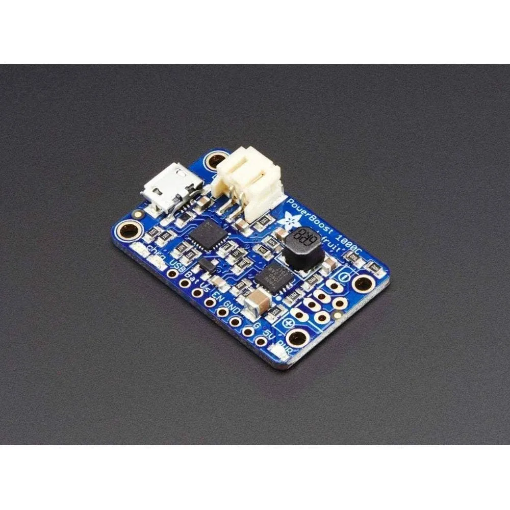 Adafruit PowerBoost 1000 Charger - 5V Lipo USB Boost @ 1A - 1000C