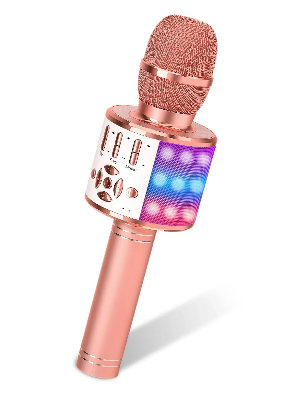 Amazmic Karaoke Microphone for Adults Wireless Bluetooth Microphone F