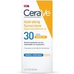 Cerave Hydrating Mineral Face Sunscreen Lotion – SPF 30 - 2.5oz