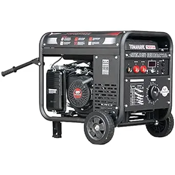 Tomahawk Power 15 HP Engine Driven Portable 2,000 Watt Generator with 210 Amp Stick and TIG Welder Kit TWG210A