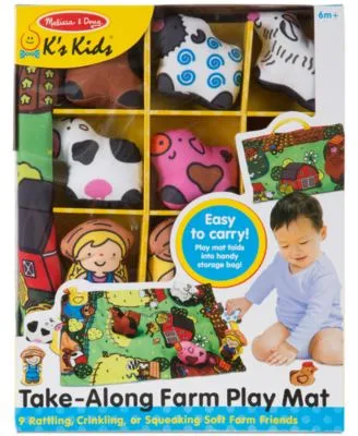 Melissa & Doug - Take Along Farm Play Mat