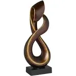 Studio 55D Open Infinity 25" High Gold Sculpture