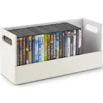 Stock Your Home DVD Storage Box, Movie Shelf Organizer for Blu-Ray, Video Game Cases, CDs, VHS Tape Display Stand, Disc Holder Can Store Up to 28