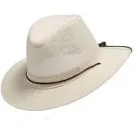 New Henschel Men&#039;s Polycotton Packable Mesh Breezer Safari Hat