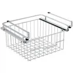 mDesign Compact Hanging Pullout Drawer Basket