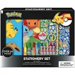 Innovative Designs Pokemon Kids Coloring Art Set with Stickers and Stampers