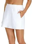 Tail Women's 16" Elevation Golf Skort, Medium, Chalk