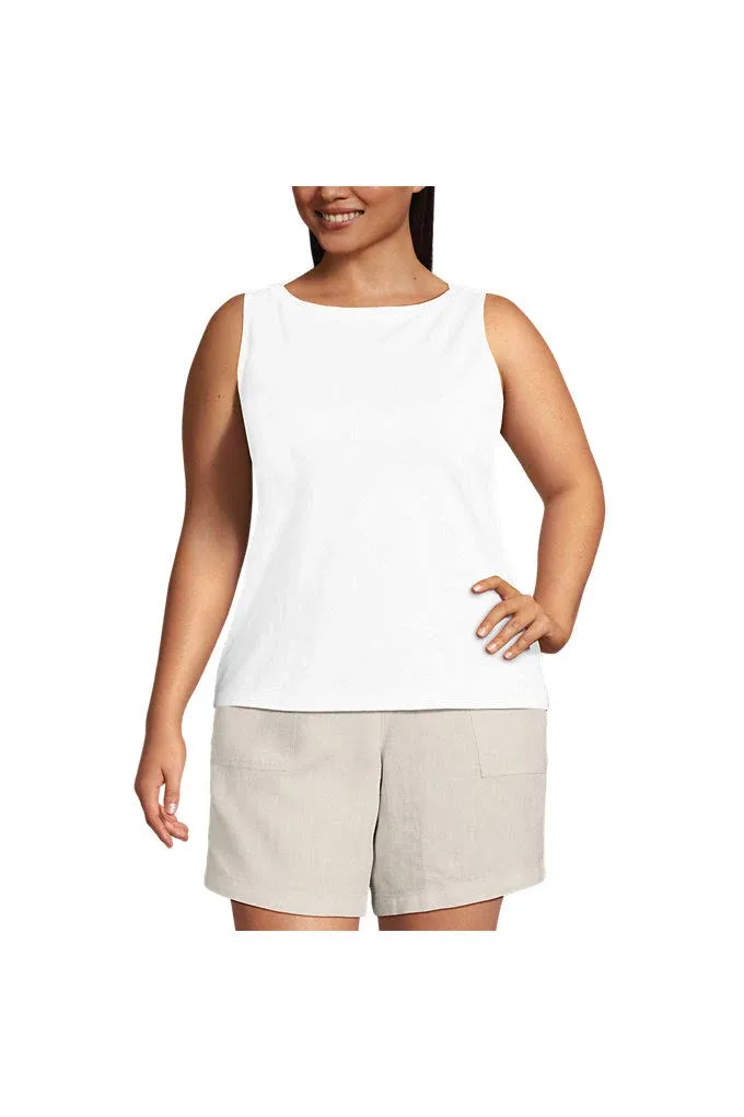 Lands' End Women's Supima Cotton Tank Top