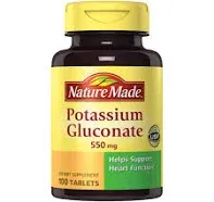 Nature Made Potassium Gluconate Tablets