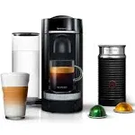 De'Longhi Nespresso VertuoPlus Coffee and Espresso Maker with Aeroccino, Black