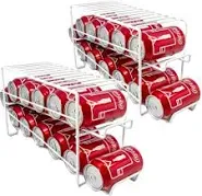 Sorbus Soda Can Beverage Dispenser Rack Holds 12 Standard Size 12oz Soda Cans