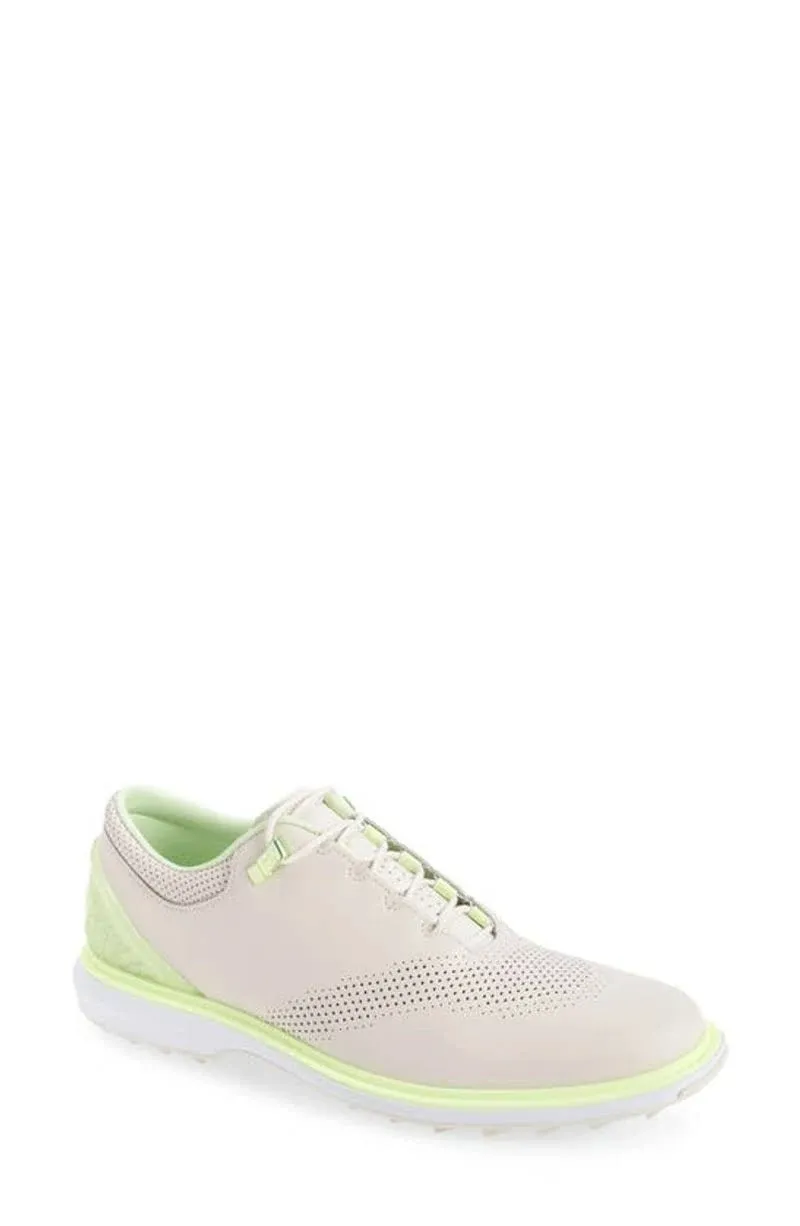 Nike Air Jordan ADG 4 Golf Shoes - Phantom/White/Light Bone/Barely Volt