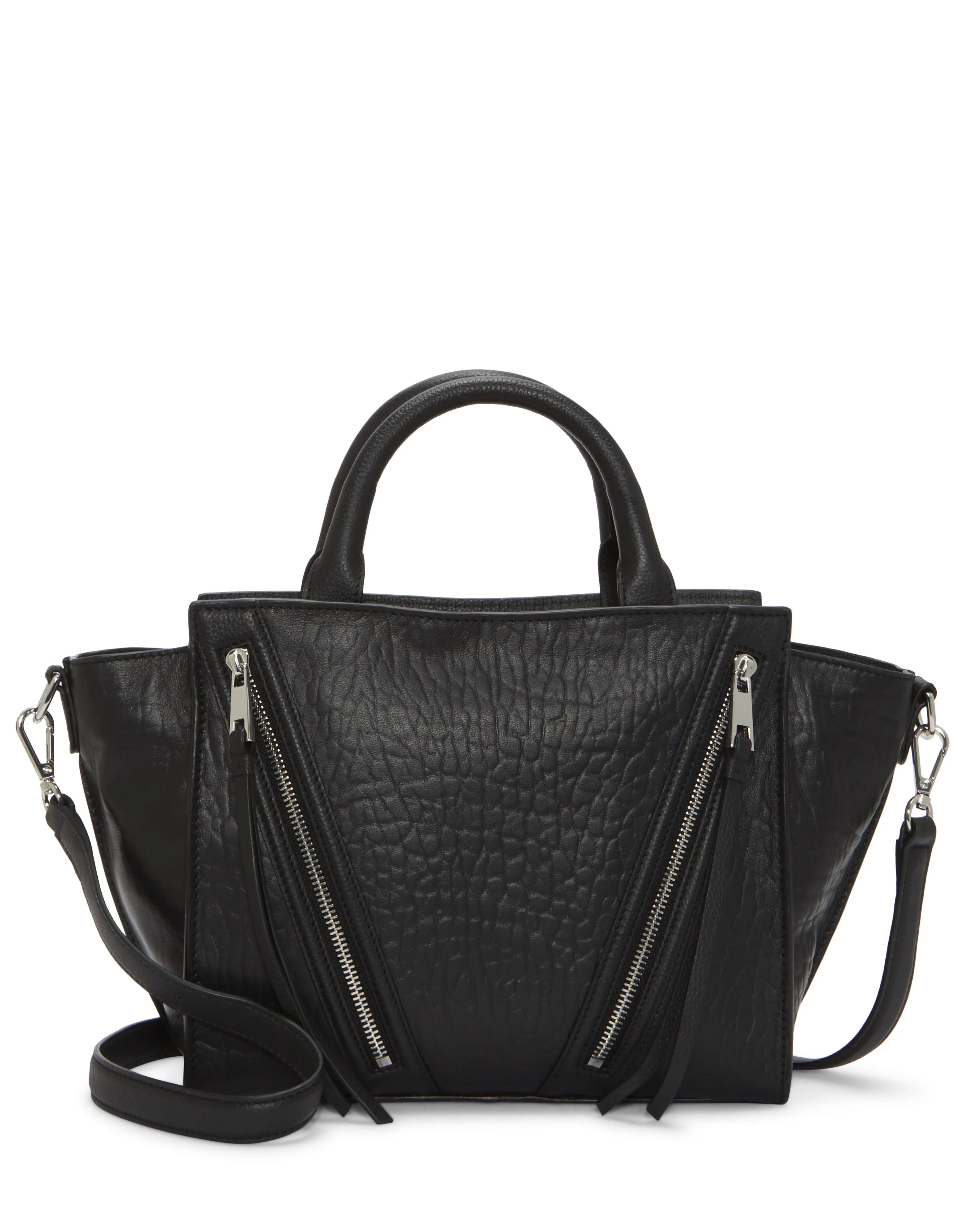 Vince Camuto Wayhn Satchel Bag - Black