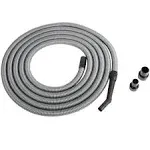 Cen-Tec Systems 30 Ft. Premium Shop Vacuum Extension Hose with 2 tank adapters and 1.25" curved end