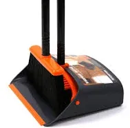 Broom and Dustpan Set with 52&#034; Long Handle for Home Kitchen Room Office Lobby...