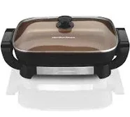 Hamilton Beach Durathon Ceramic Electric Skillet with Removable Pan