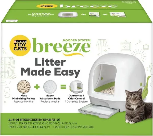 Tidy Cats Breeze System Starter Kit Litter Box