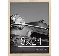 Americanflat 12x18 Poster Frame with Polished Plexiglass - Epic Collection - Gallery Wall Frames with Engineered Wood - Photo Frame for Wall Display - Grey