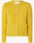 Ba & Sh Gaspard Crewneck Cardigan Sweater