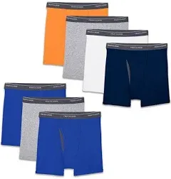 Fruit Of The Loom Boys&#039; Bonus Pack 7 Boxer Briefs Assorted Colors  Size Small