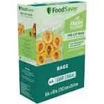 FoodSaver 1-Quart Precut Vacuum Seal Bags with BPA-Free Multilayer Constructi...