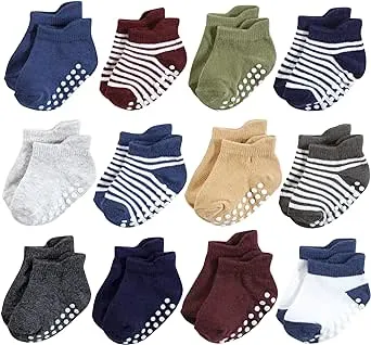 Hudson Baby Baby Non-Skid No-Show Socks