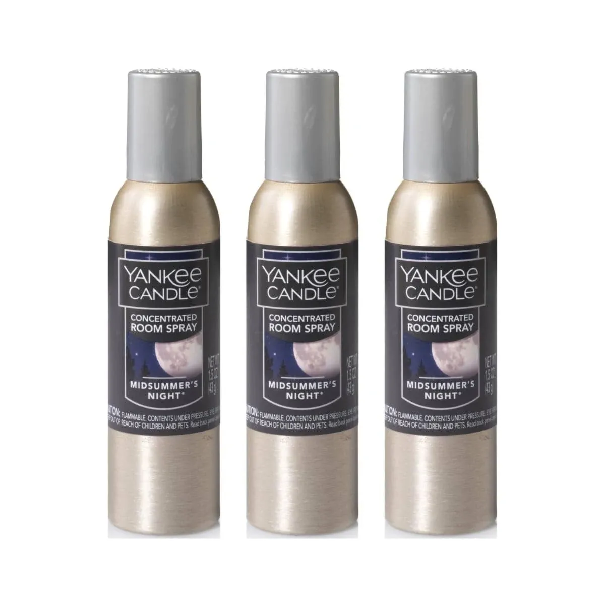 Yankee Candle MidSummer's Night Concentrated Room Spray 3-Pack