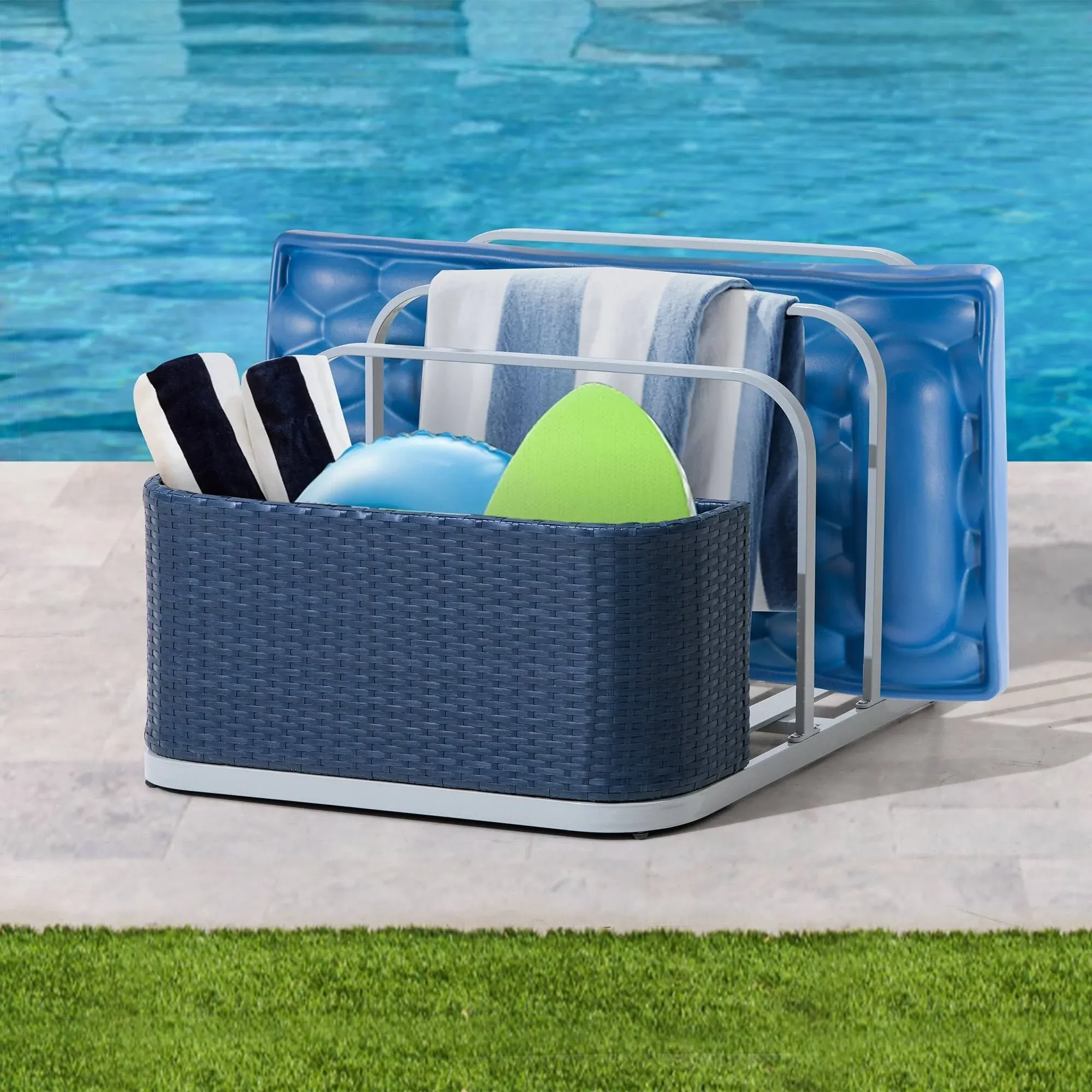 Sunjoy Pickford Pool Float Storage Rack