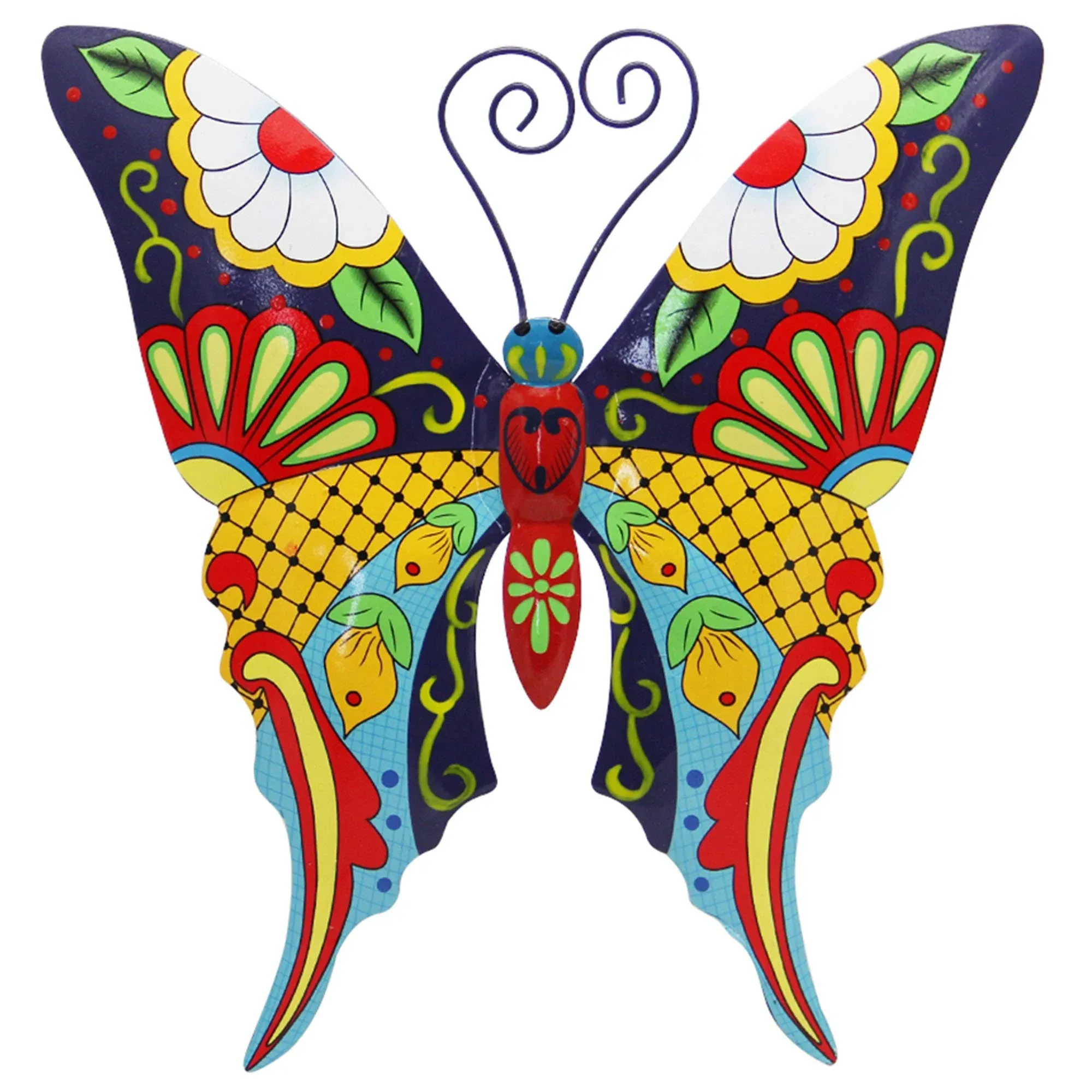 Juegoal Metal Wall Art Inspirational Butterfly Wall Decor Sculpture Hang Indoor Outdoor for Home, Bedroom, Living Room, Office, Garden