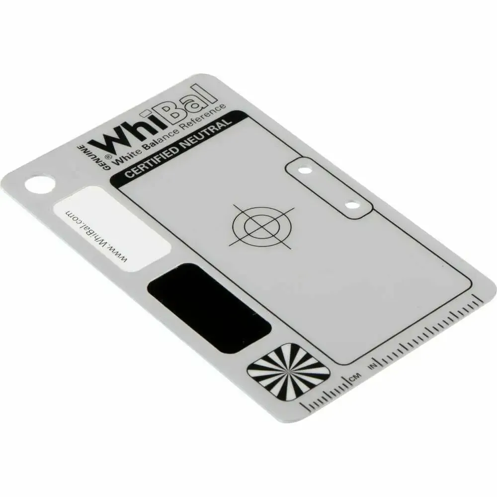 Genuine WhiBal G7 Certified Neutral White Balance Card - Pocket Card