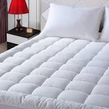 EASELAND Size Mattress Pad Pillow Cover Quilted Fitted Mattress Protector Cotton Top 8-21" Deep Pocket Cooling Mattress Topper