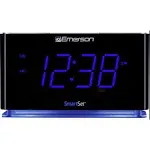 SmartSet Dual Alarm Clock Radio with Bluetooth Speaker, Large LED Display 