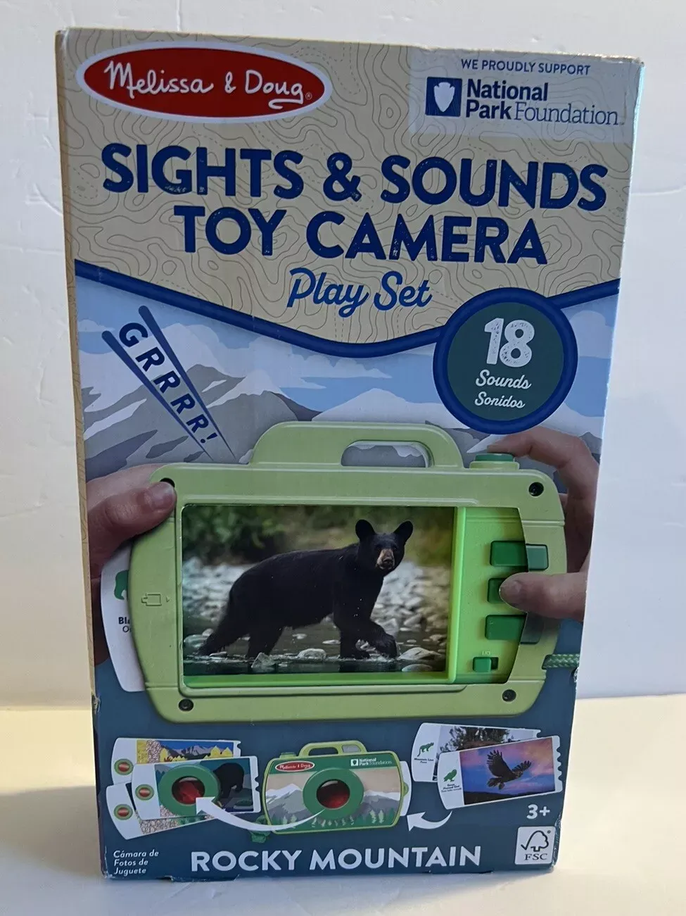 NEW Melissa &amp; Doug Rocky Mountain National Park Toy Camera Sights and Sounds