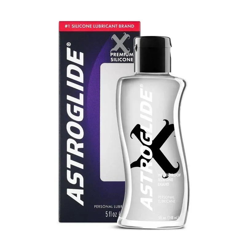 Astroglide X Premium Waterproof Silicone Personal Lubricant (5 fl oz)