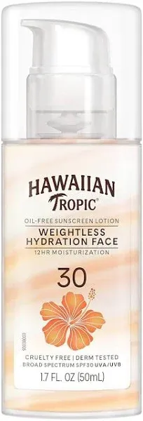 Hawaiian Tropic Silk Hydration Weightless Lotion Sunscreen SPF 30