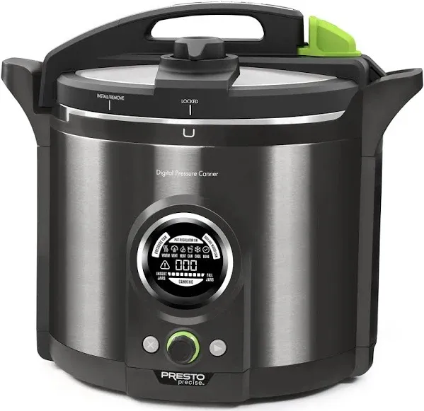 12 Qt Stainless steel Electric Pressure Canner Black 