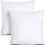 Utopia Bedding Throw Pillows Insert (Pack of 2, 26x26 inch 2), White