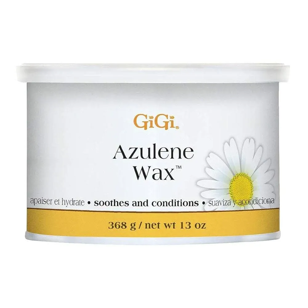 Gigi Azulene Hair Removal Wax, 13 oz