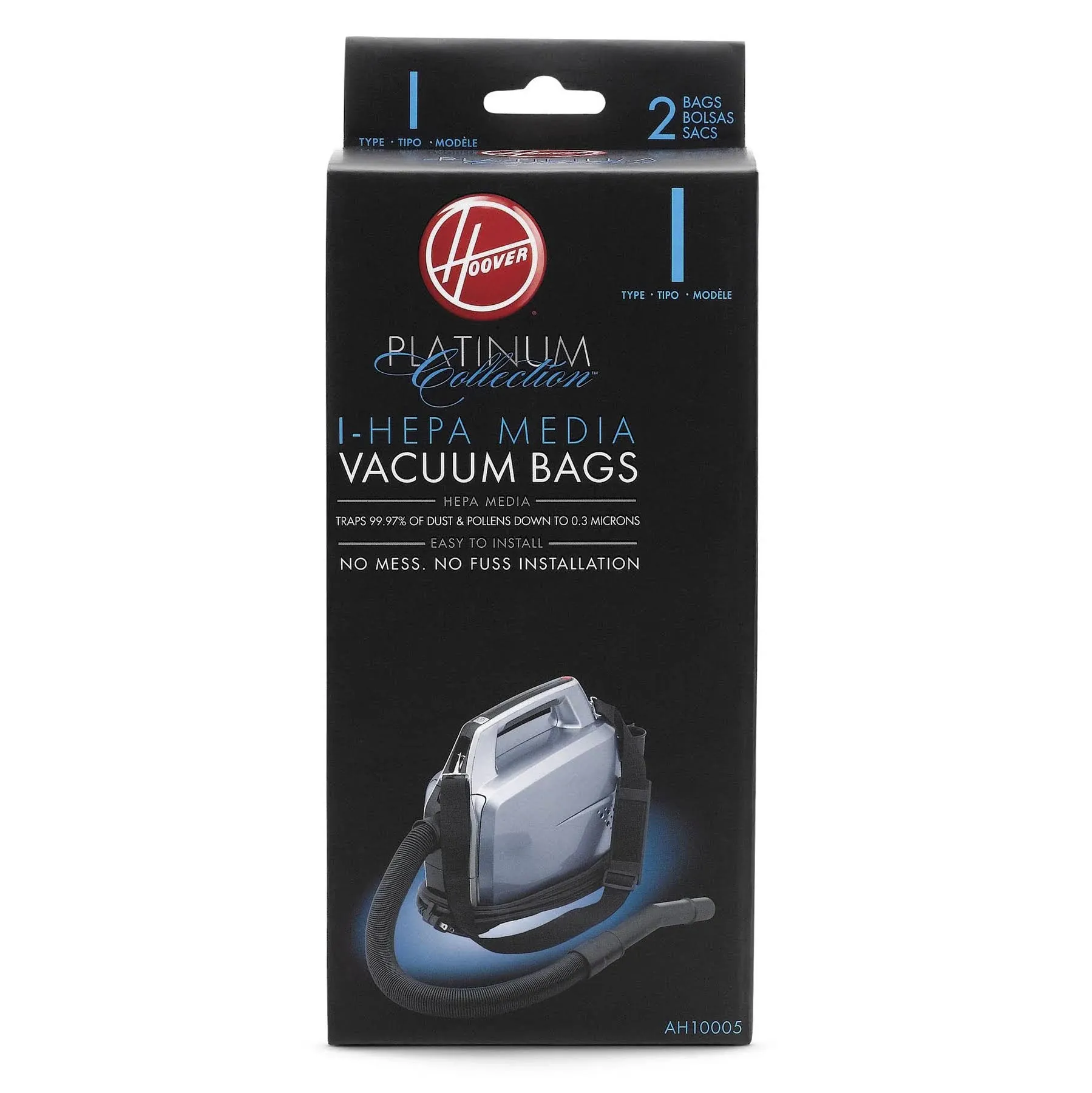 Hoover Ah10005 Platinum Type-I HEPA Vacuum Bags