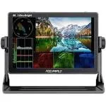 FEELWORLD LUT11S 10.1 Inch Ultra Bright 2000nit Touch Screen DSLR Camera Field Monitor and 3D Lut Waveform Vectorscope Automatic Light Sensor HD 1920x1200 3G SDI 4K HDMI Input Output